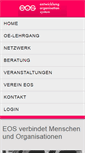 Mobile Screenshot of eos.at